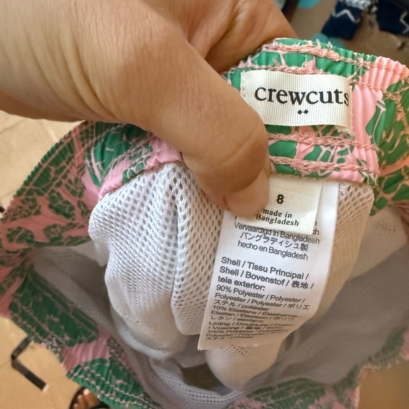 Crewcuts Boy’s Turtle Patterned Swim Trunks - Picture 4 of 4